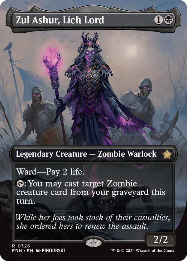 Zul Ashur, Lich Lord - Borderless (FDN)