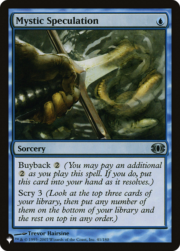 Mystic Speculation - FUT Reprint (PLST)