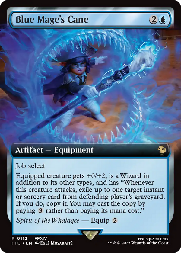 Blue Mage's Cane - Extended Art (FIC)