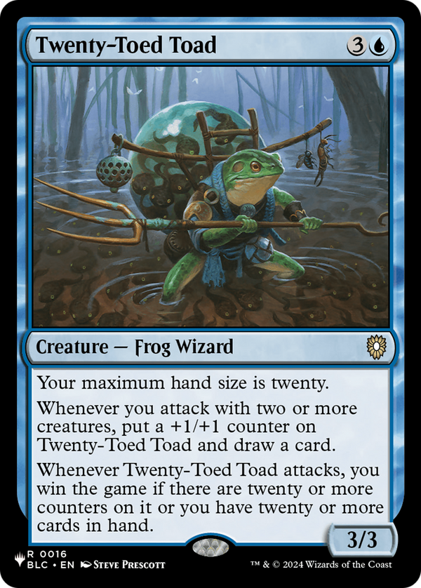 Twenty-Toed Toad - BLC Reprint (PLST)