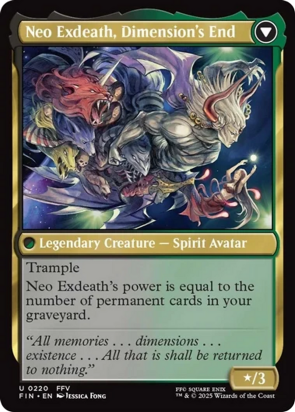 Exdeath, Void Warlock // Neo Exdeath, Dimension's End (FIN)