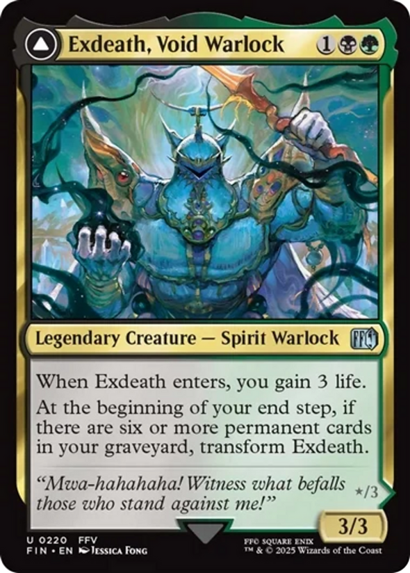 Exdeath, Void Warlock // Neo Exdeath, Dimension's End (FIN)