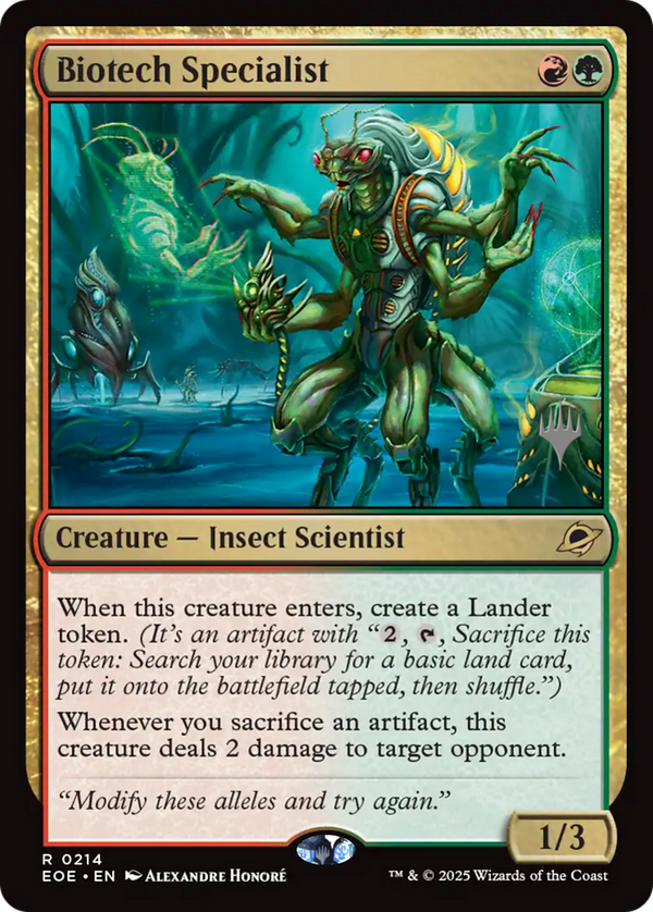 Biotech Specialist - Promo Pack (PEOE)