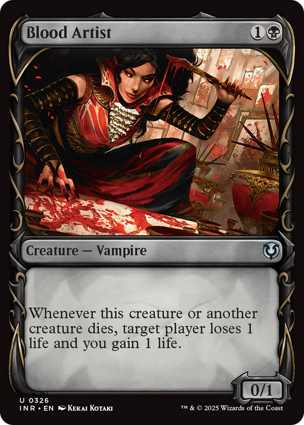 Blood Artist - Fang Frame Showcase (INR)
