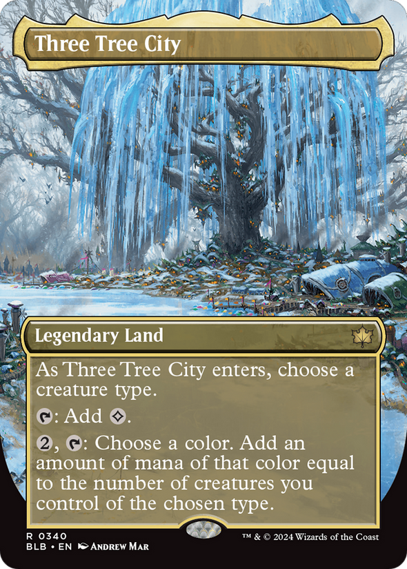 Three Tree City - Borderless (Winter) (BLB)