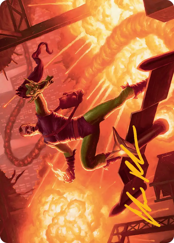 Green Goblin, Revenant - Art Series (Gold-Stamped Signature) (ASPM)