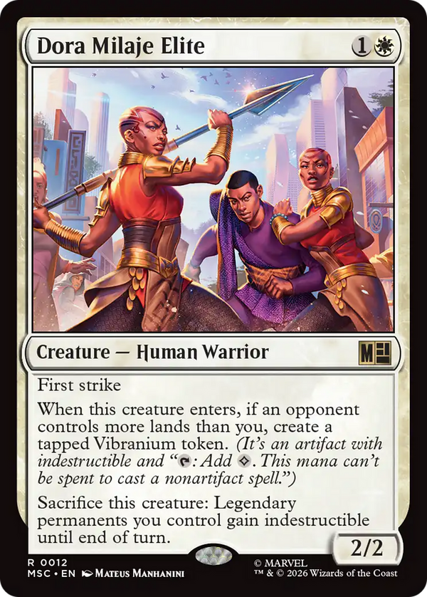 Dora Milaje Elite (MSC) (Pre-Order)