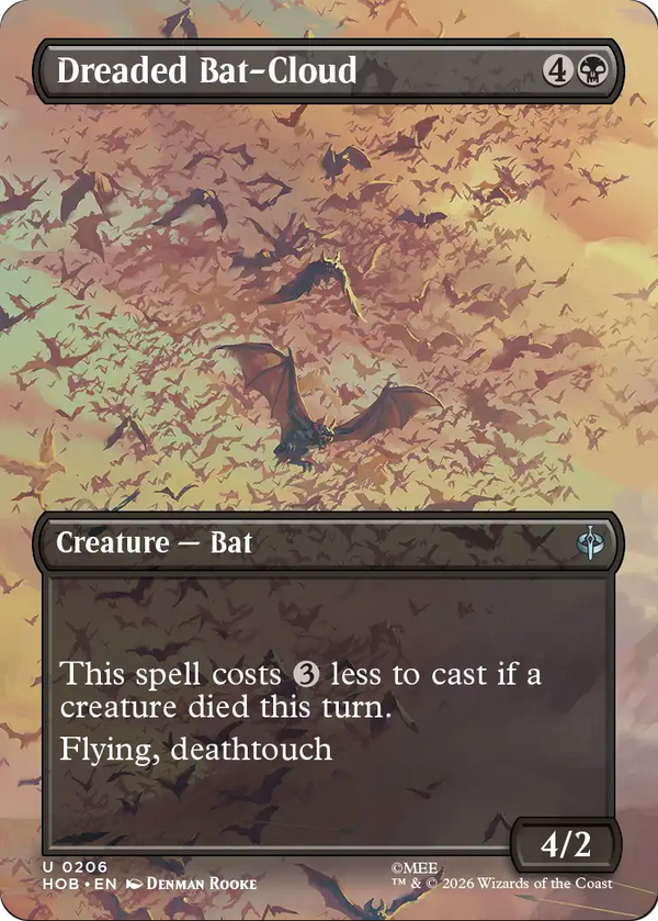 Dreaded Bat-Cloud - Borderless Scene (HOB)