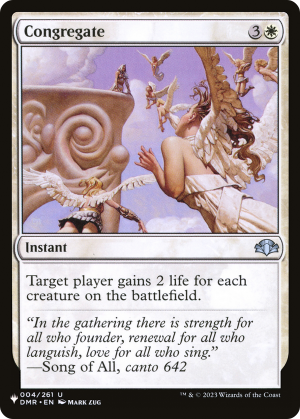 Congregate - DMR Reprint (PLST)