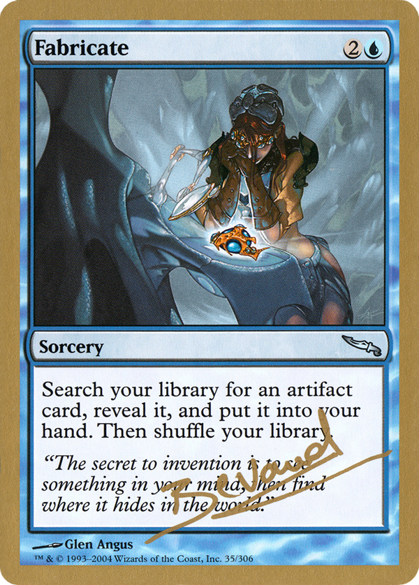 Fabricate (WC04) (Manuel Bevand)