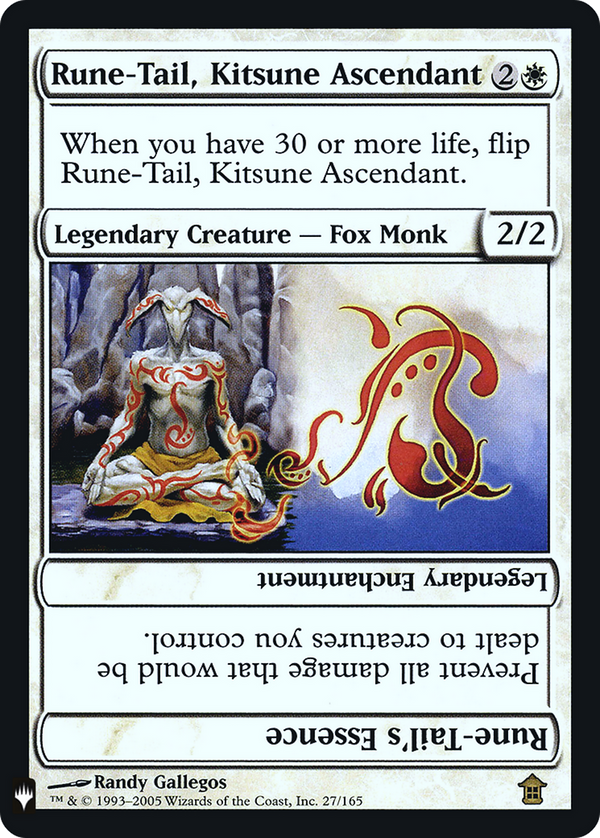 Rune-Tail, Kitsune Ascendant // Rune-Tail's Essence - SOK Reprint (PLST)