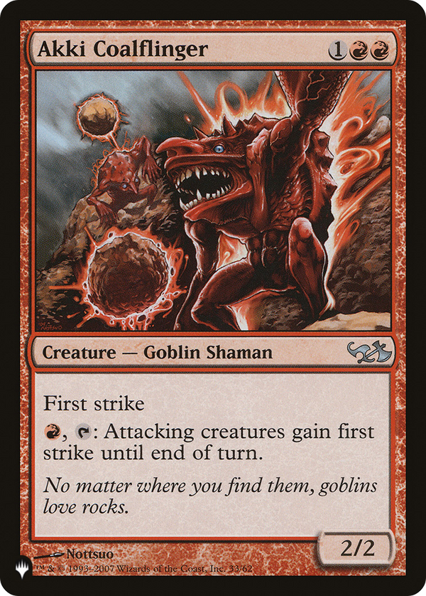 Akki Coalflinger - DD1 Reprint (PLST)