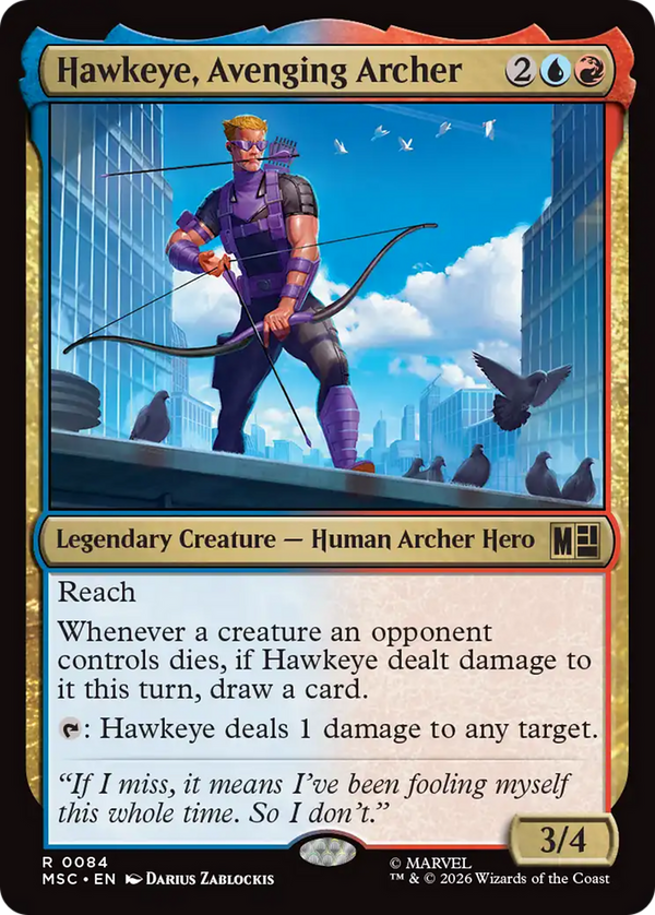 Hawkeye, Avenging Archer (MSC) (Pre-Order)