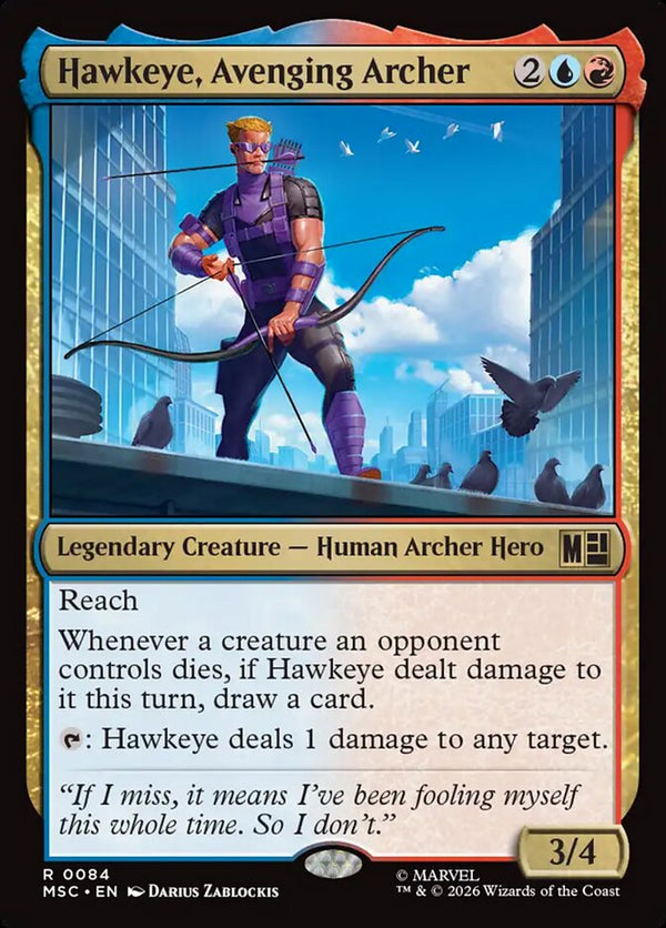 Hawkeye, Avenging Archer (MSC)