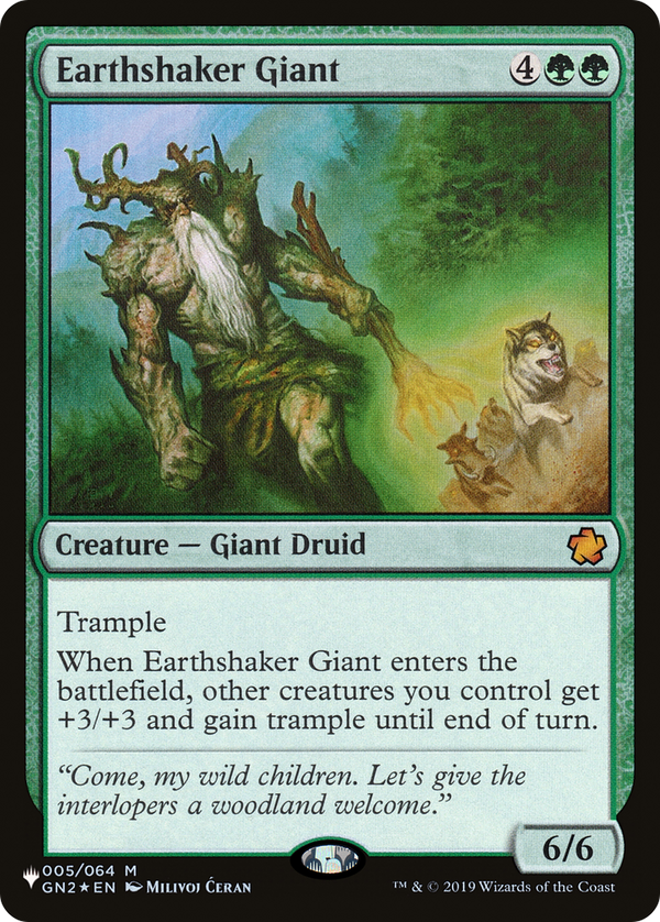 Earthshaker Giant - GN2 Reprint (PLST)