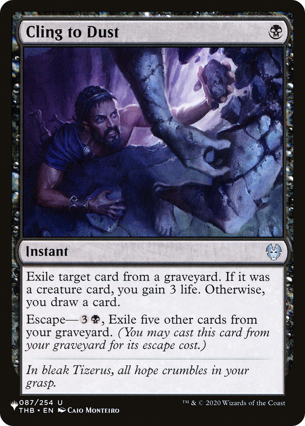 Cling to Dust - THB Reprint (PLST)