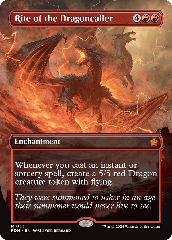Rite of the Dragoncaller - Borderless (FDN)