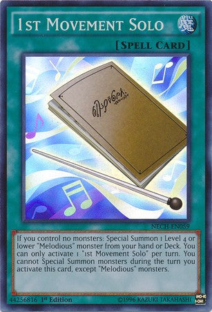 1st Movement Solo - NECH-EN059 - Super Rare - 1st Edition available at 401 Games Canada