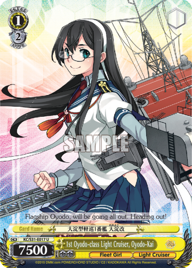 1st Oyodo-class Light Cruiser, Oyodo-Kai - KC/S31-E017 - Uncommon available at 401 Games Canada