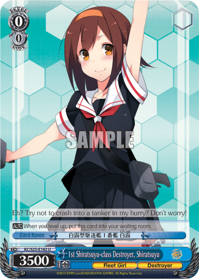 1st Shiratsuyu-class Destroyer, Shiratsuyu - KC/S25-E142 - Uncommon available at 401 Games Canada