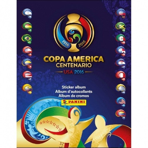 2016 Panini Copa America Centario Soccer Cup Sticker Album available at 401 Games Canada