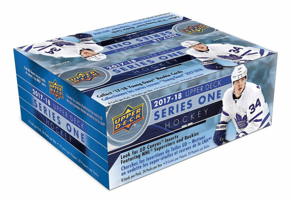 2017-18 Upper Deck Series 1 Hockey Retail Box available at 401 Games Canada