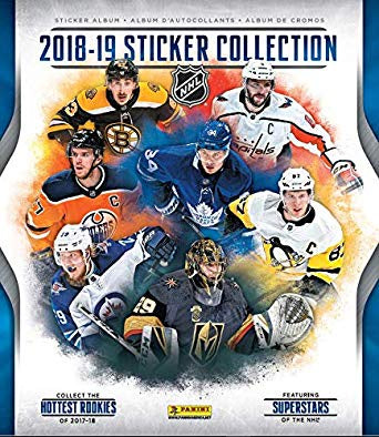 2018-19 Panini NHL Hockey Sticker Collection Album available at 401 Games Canada