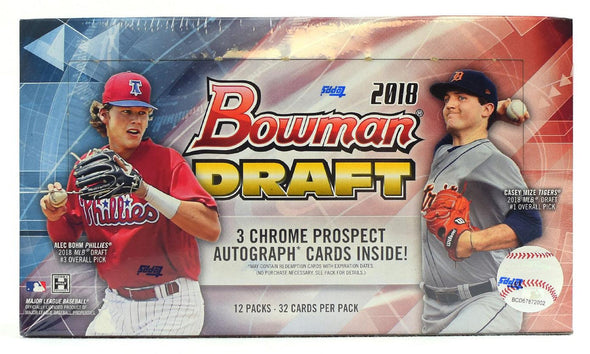 2018 Bowman Draft Baseball Jumbo Hobby Box available at 401 Games Canada