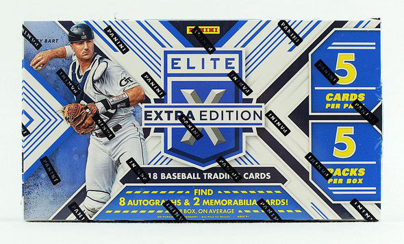 2018 Panini Elite Extra Edition Baseball Hobby Box available at 401 Games Canada