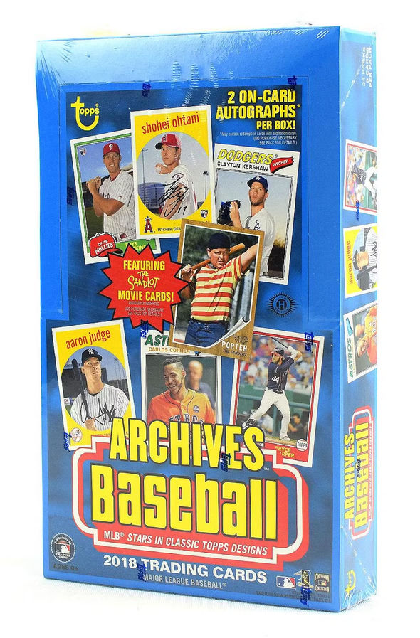 2018 Topps Archives Baseball Hobby Box available at 401 Games Canada