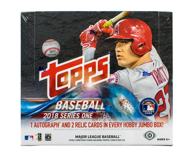 2018 Topps Baseball Series 1 Jumbo Box available at 401 Games Canada