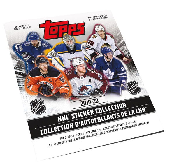 2019-20 Topps NHL Hockey Sticker Collection Album available at 401 Games Canada