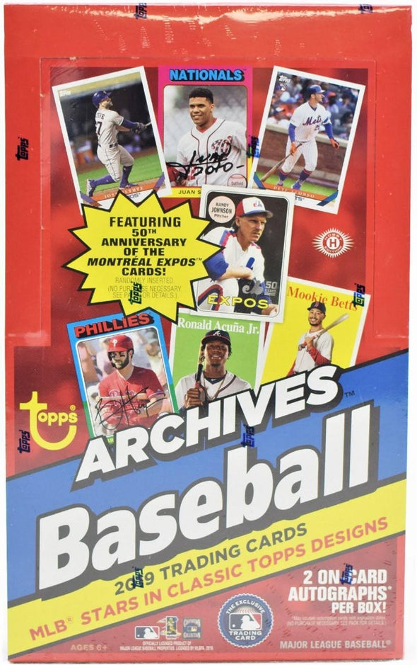 2019 Topps Archives Baseball Hobby Box available at 401 Games Canada