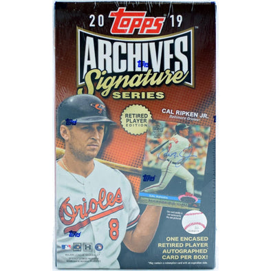 2019 Topps Archives Signature Series (Retired Player Edition) Baseball Hobby Box available at 401 Games Canada