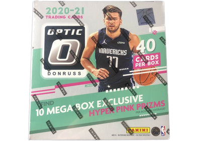 2020-21 Panini Donruss Optic Basketball Hyper Pink Prizm Mega Box available at 401 Games Canada