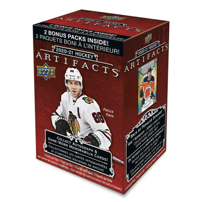 2020-21 Upper Deck Artifacts Hockey Blaster Box available at 401 Games Canada