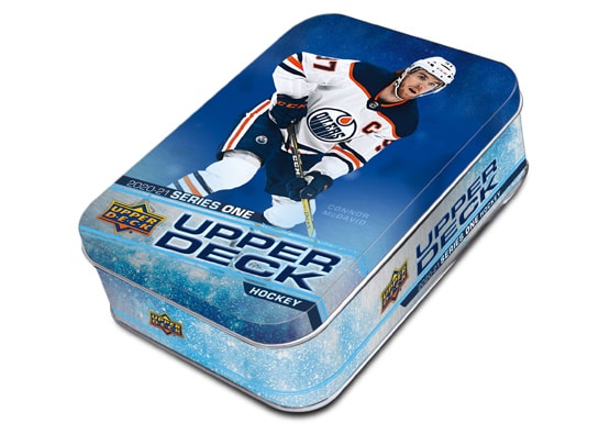 2020-21 Upper Deck Series 1 Hockey Tin Case (12 Tins) available at 401 Games Canada