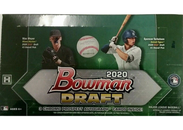 2020 Bowman Draft Baseball Jumbo Hobby Box available at 401 Games Canada
