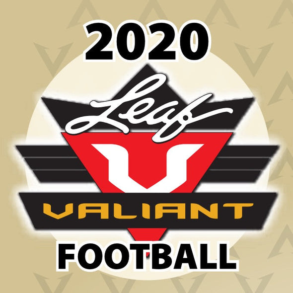 2020 Leaf Valiant Football Hobby Box available at 401 Games Canada