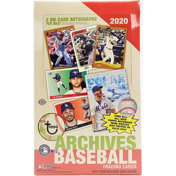 2020 Topps Archives Baseball Hobby Box available at 401 Games Canada