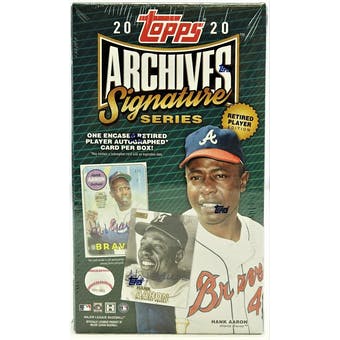 2020 Topps Archives Signature Series (Retired Player Edition) Baseball Hobby Box available at 401 Games Canada