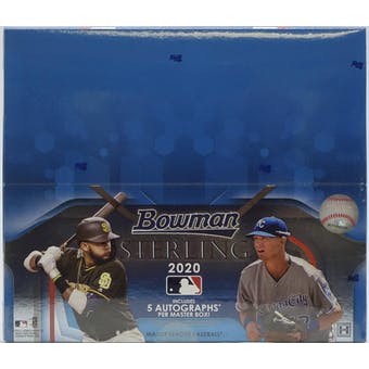 2020 Topps Bowman Sterling Baseball Hobby Box available at 401 Games Canada