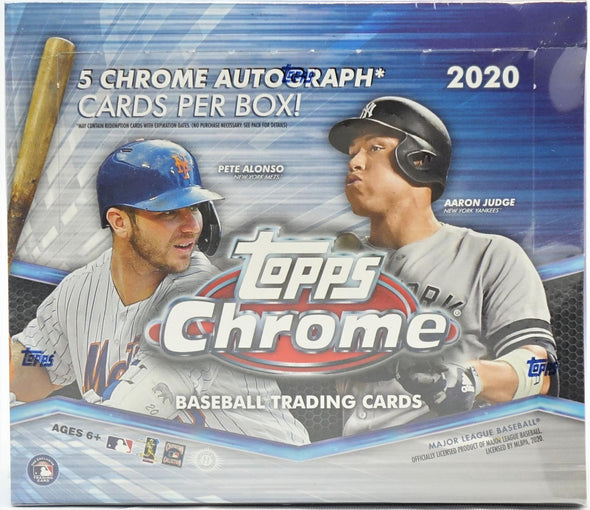 2020 Topps Chrome Baseball Jumbo Box available at 401 Games Canada