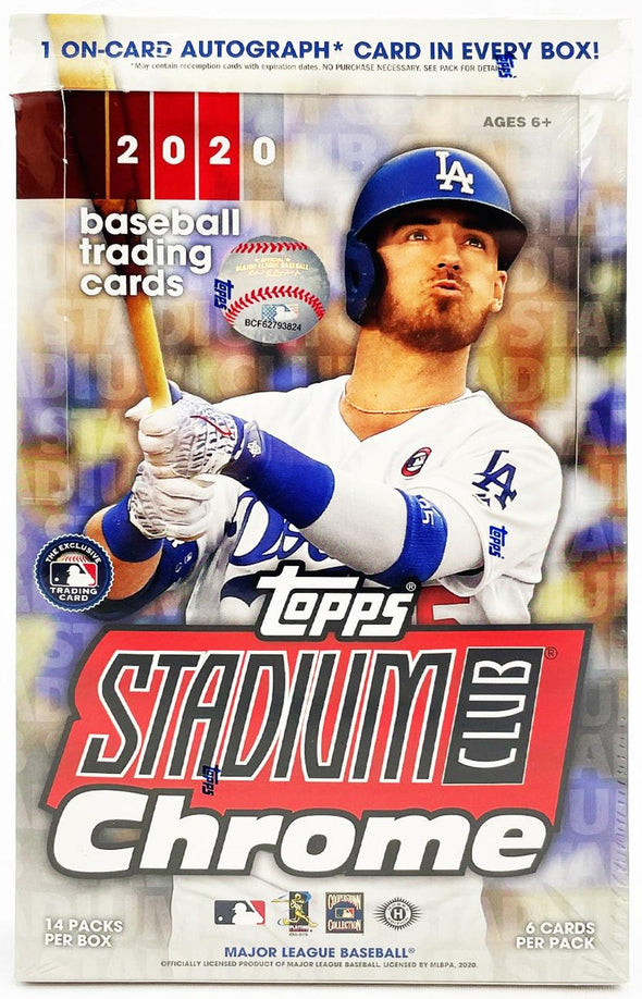 2020 Topps Stadium Club Chrome Baseball Hobby Box available at 401 Games Canada