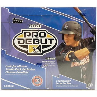 2020 Topps Pro Debut Baseball Jumbo Box