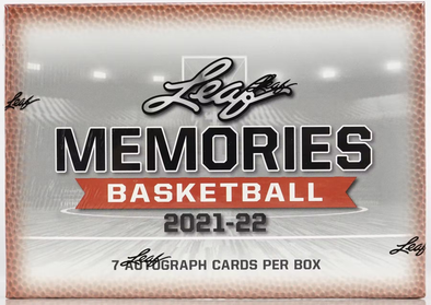 2021-22 Leaf Memories Basketball Hobby Box available at 401 Games Canada