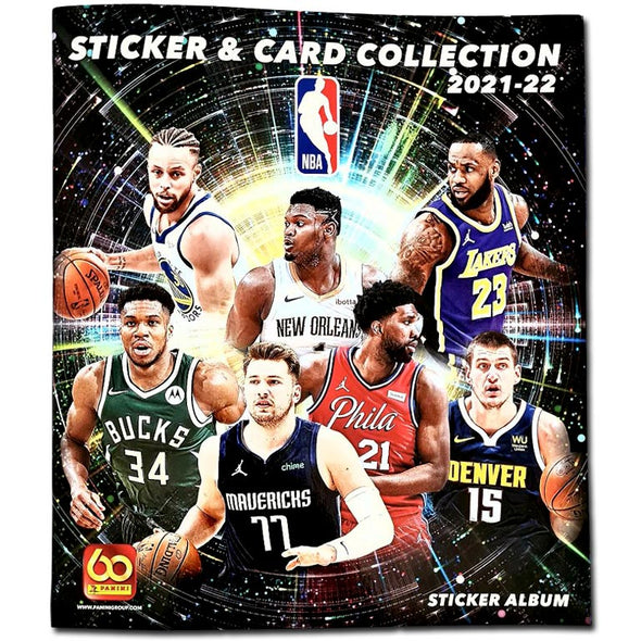 2021-22 Panini Basketball Sticker Collection Album available at 401 Games Canada