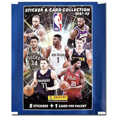 2021-22 Panini Basketball Sticker Collection Pack available at 401 Games Canada