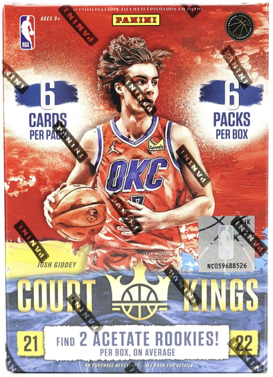 2021-22 Panini Court Kings Basketball International Blaster Box available at 401 Games Canada