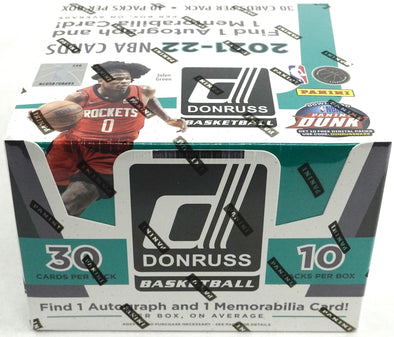 2021-22 Panini Donruss Basketball Hobby Box available at 401 Games Canada